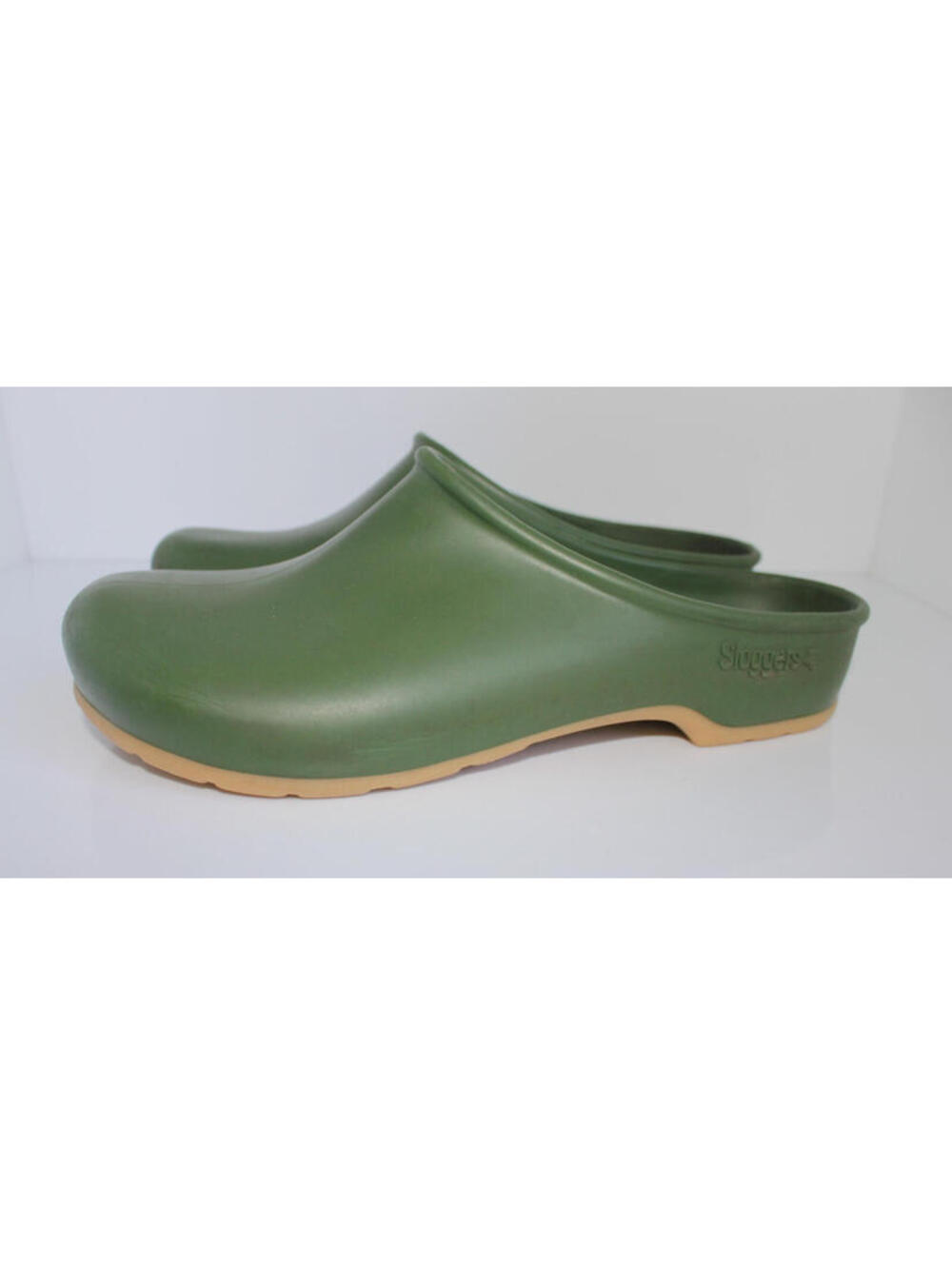Sloggers Green Garden Clogs Womens 7 Waterproof Slip On Rain Shoes Made in USA